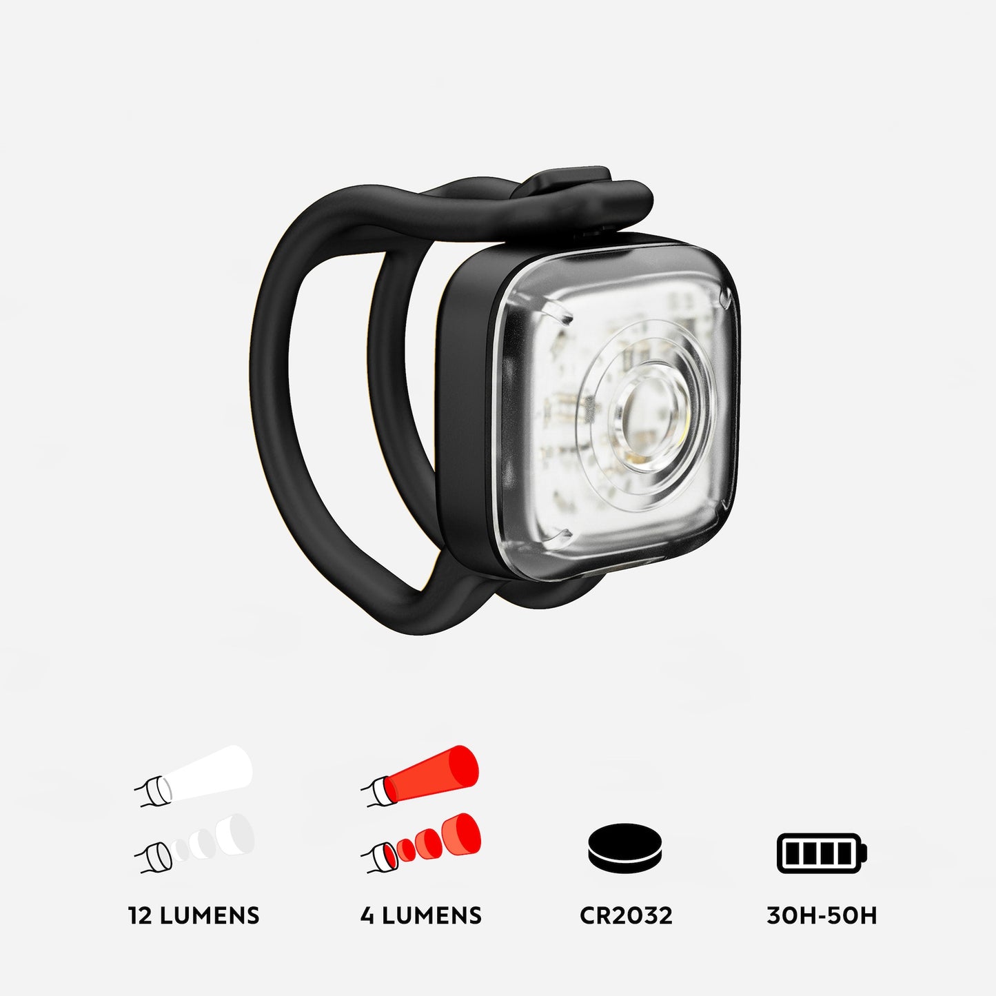 Decathlon Battery-Powered Front/Rear Bike Light SL110