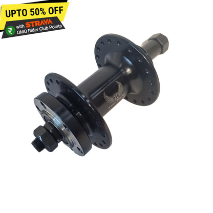 WANGZHENG Alloy Sealed Bearing Hub with QR for Freewheel Bicycle(7/21 Speed) single pc side view