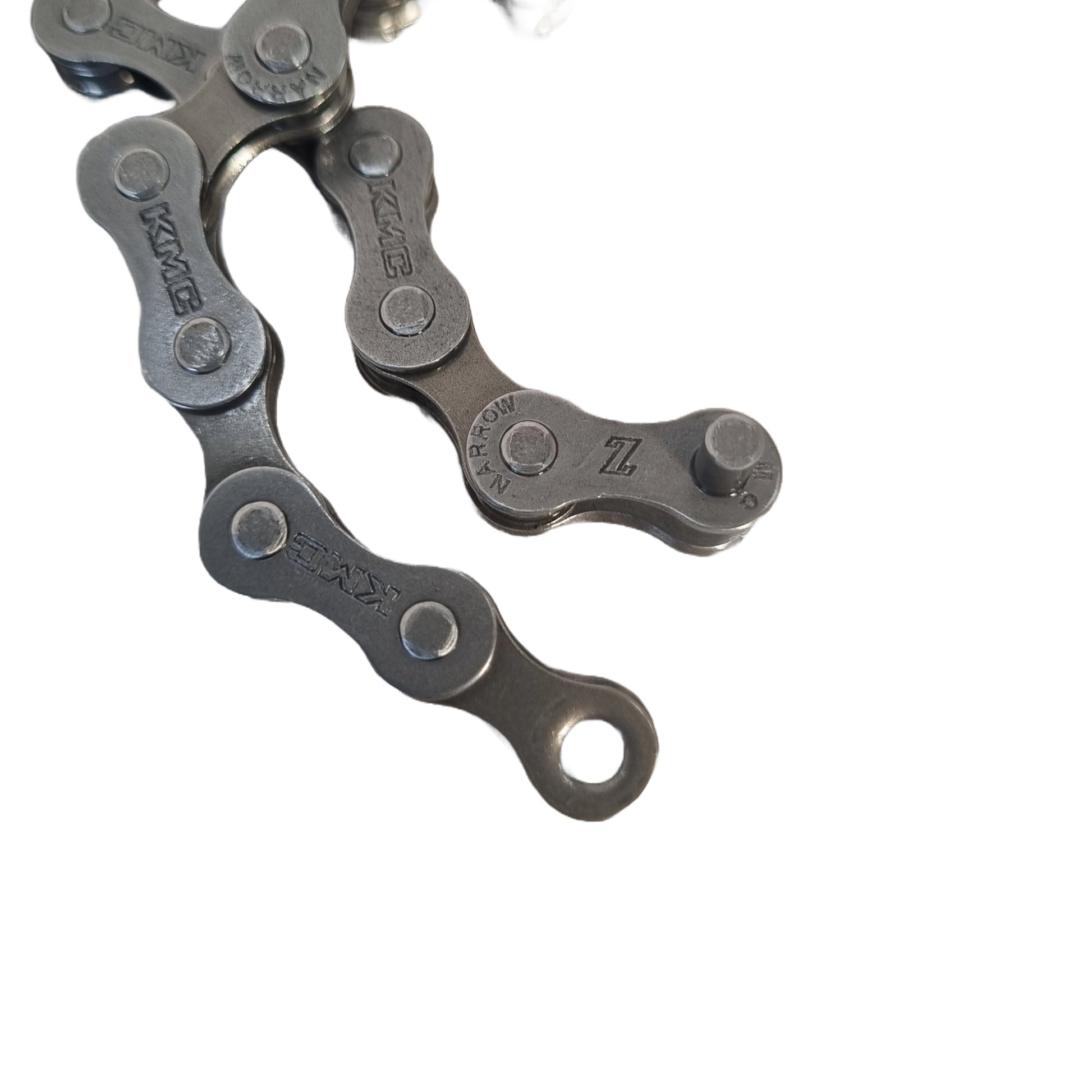 bicycle kmc Z7 chain link joint view