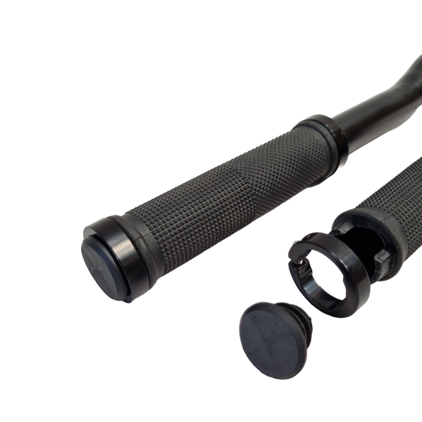 Lock-on Anti-Slip Bicycle Handlebar Handle Grip Black with double clamp buy online from omobikes