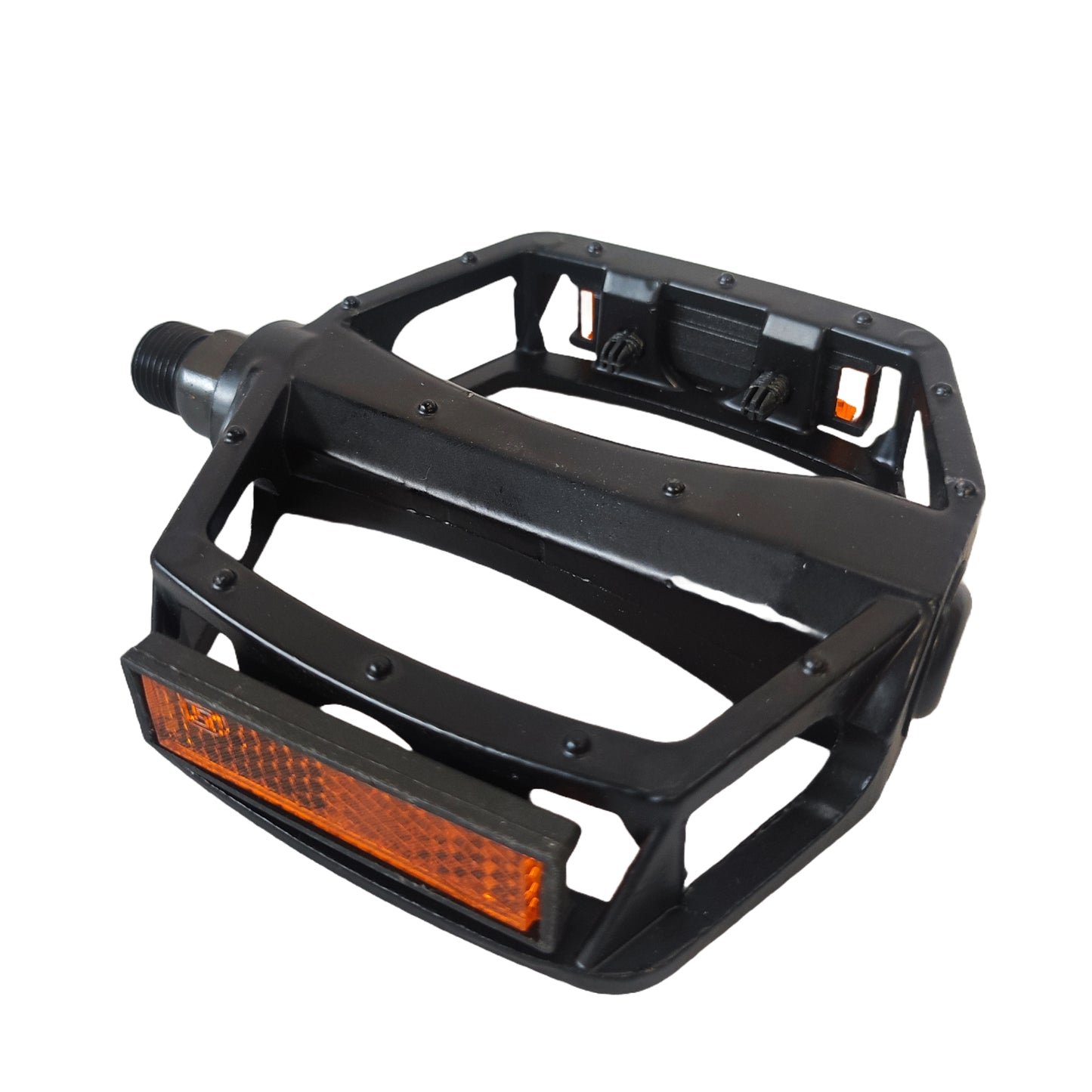 Bicycle Alloy Pedals set single pedal closeup view bicycle spare parts by omobikes