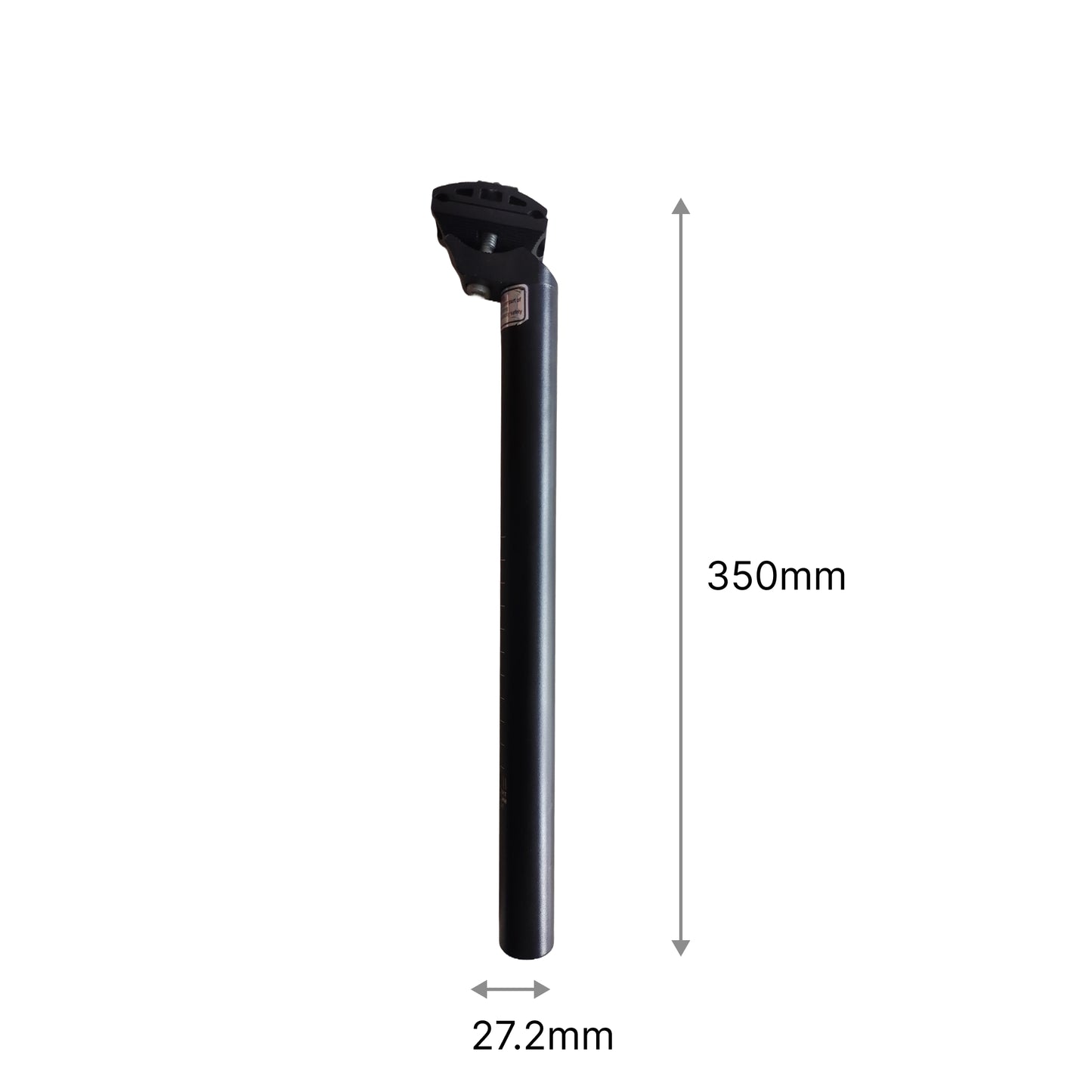 Bicycle seat post pipe for 27.2X350 mm 14 inch length angel view by omobikes
