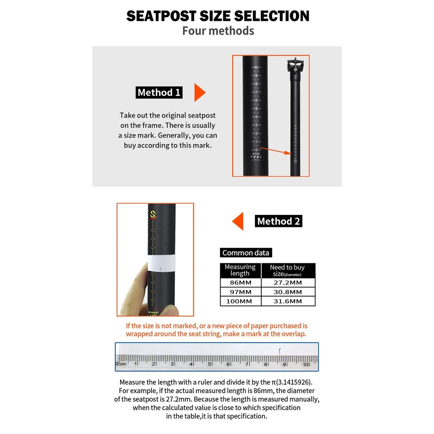 Bicycle seat post pipe for 27.5X300 mm length specifications view by omobikes