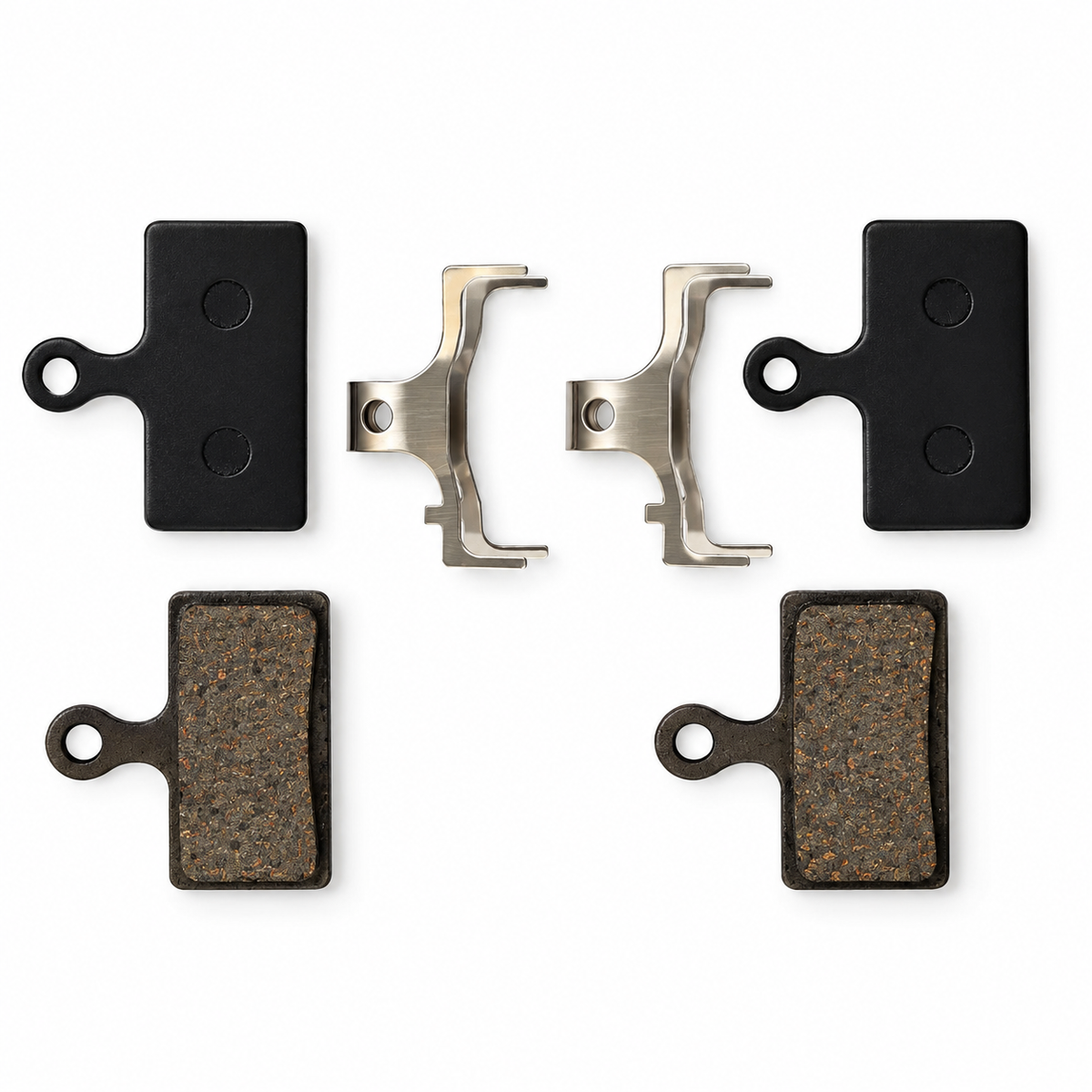 Bicycle Disc Brake Pads with Spring Clips