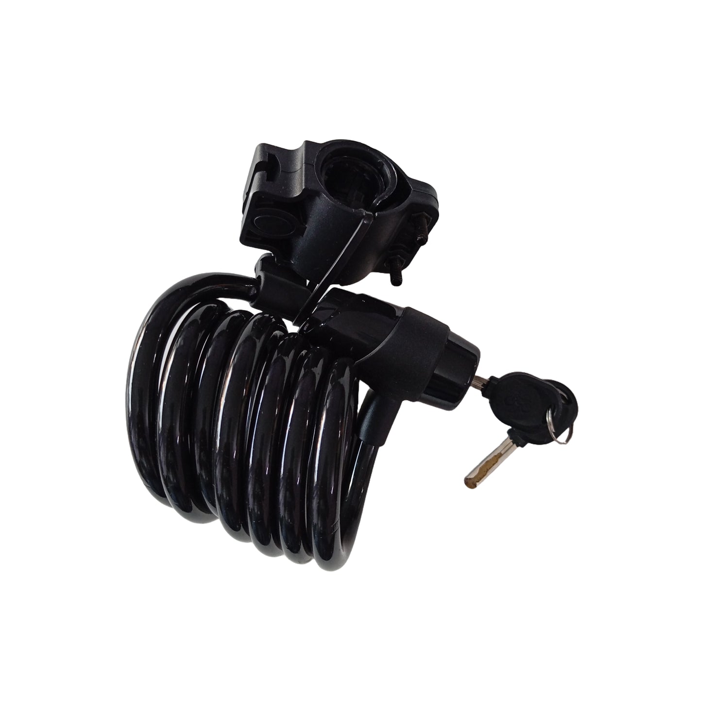 bicycle key lock with long cable wire view by omobikes