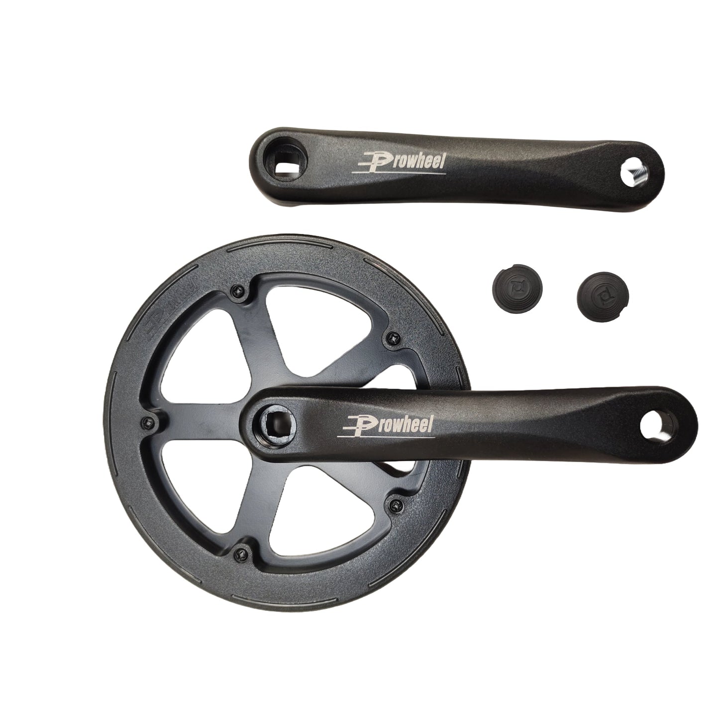 Bicycle crankset prowheel alloy Single speed top view spare part by omobikes