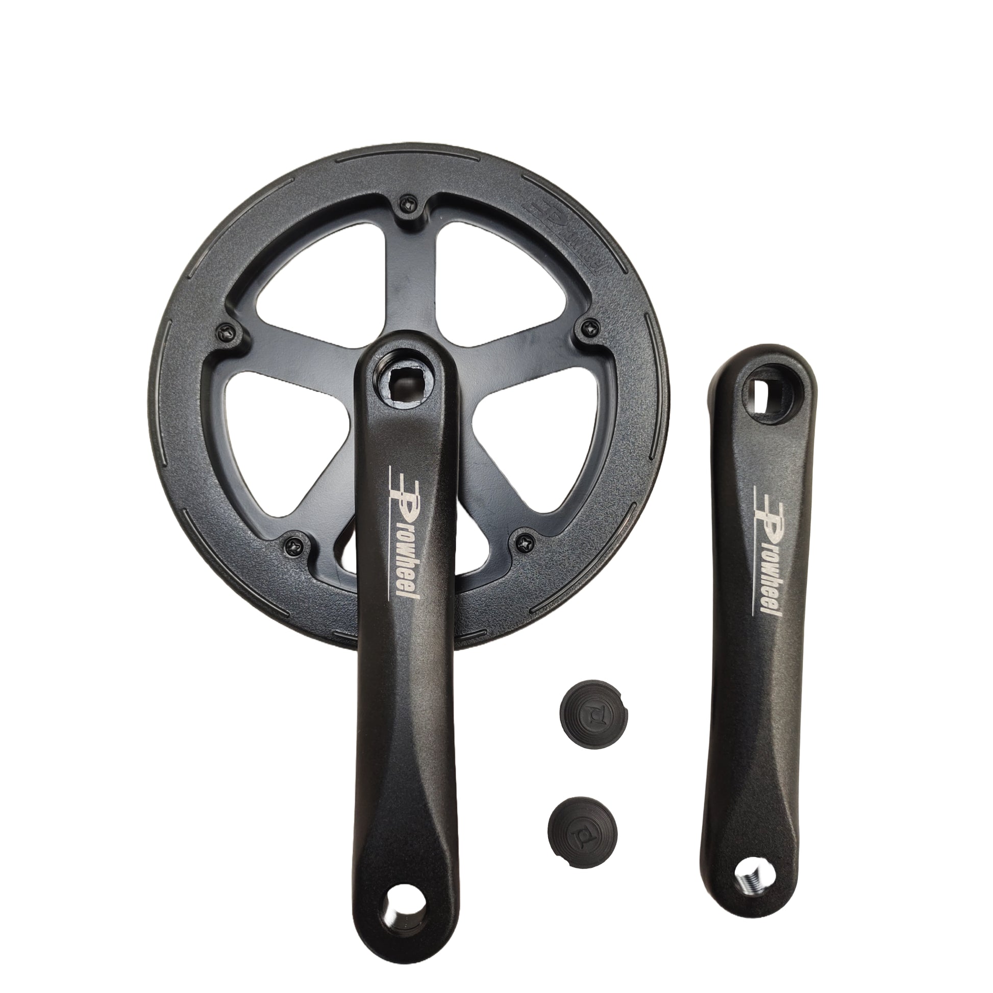 Bicycle crankset prowheel alloy Single speed top view spare part by omobikes