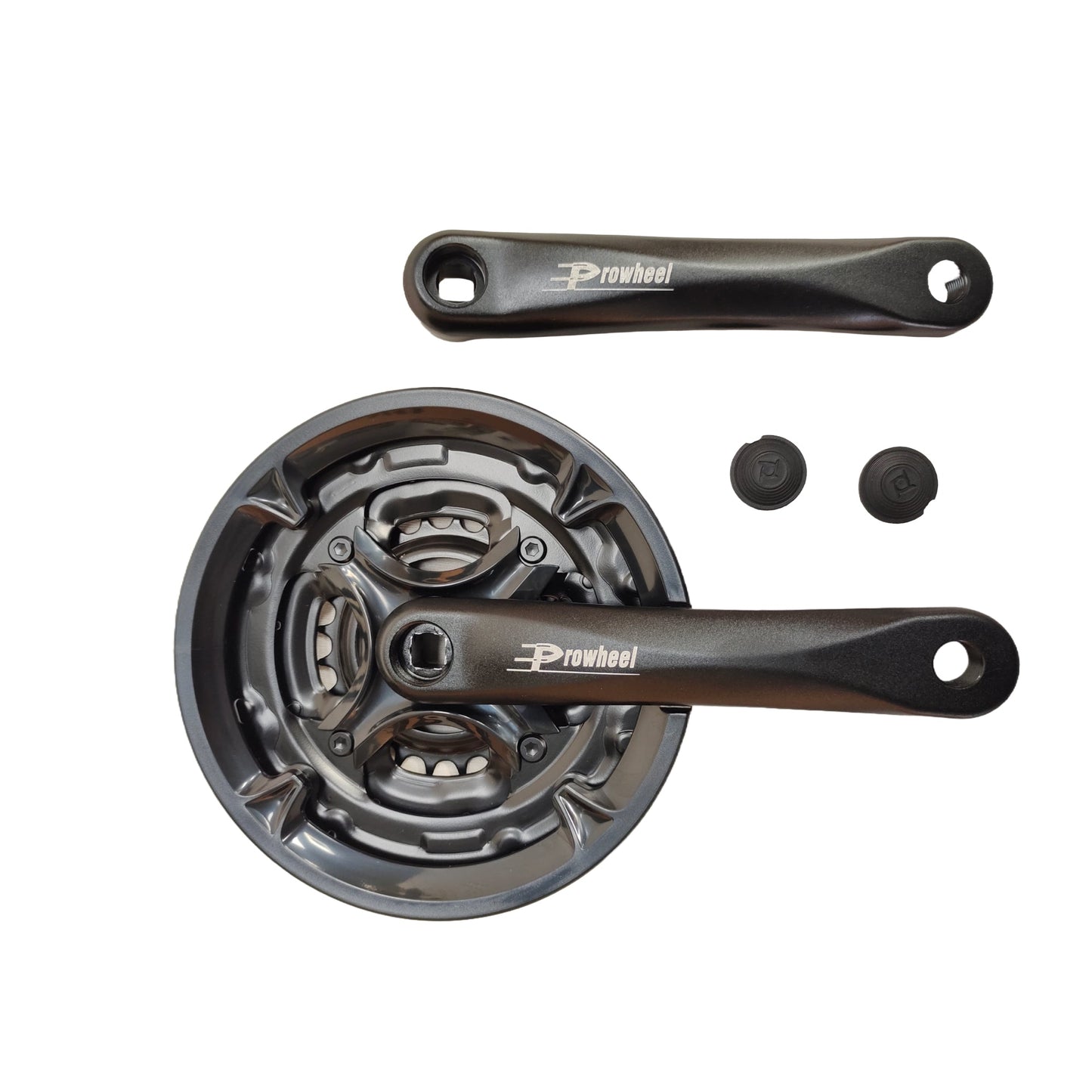 Bicycle crankset prowheel alloy geared top view spare part by omobikes