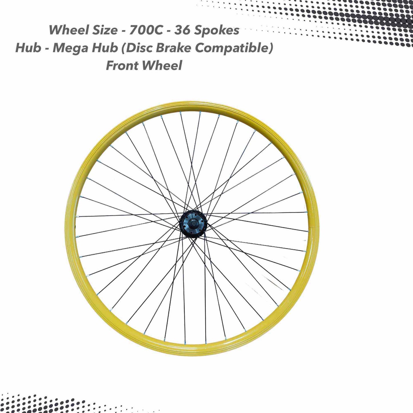 Bicycle Rim 700c / 29 Inch Fully Laced - Double Wall Alloy (Single Piece)