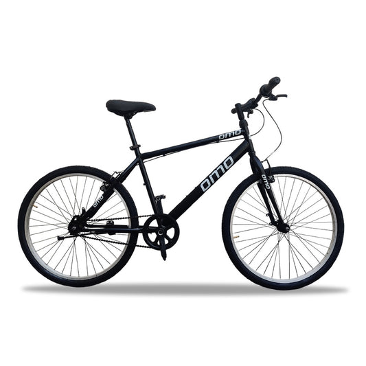 model 1 eco hybrid cycle without gear single speed side view omobikes