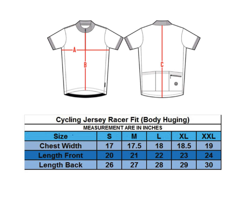 omobikes accessories cyclist jersey for cycling size chart