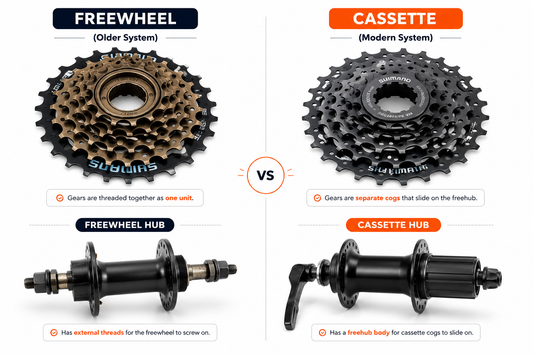 24 Gear Freewheel vs Cassette: The Difference Most Buyers Don't Know
