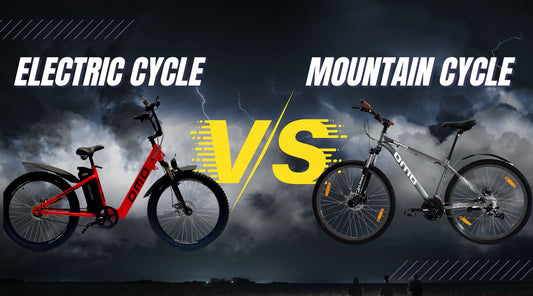 Electric Cycle vs Mountain Cycle