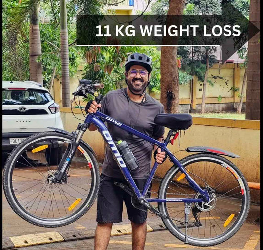 Weight loss with cycling in India