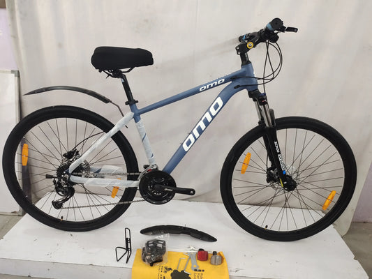Best Hybrid Cycle in 30000. Shimano Alivio 27 Gears, Hydraulic Brakes, OMO Coorg Pro