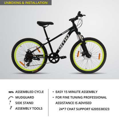 omobikes jarvis 24t geared bicycle with suspension warranty , cod and no cost emi