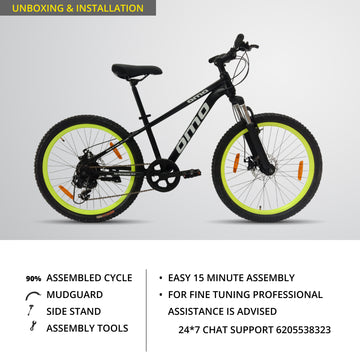 Jarvis 24T Kids Bicycle with 21 Speed Shimano Gear Disc Brake – Omobikes