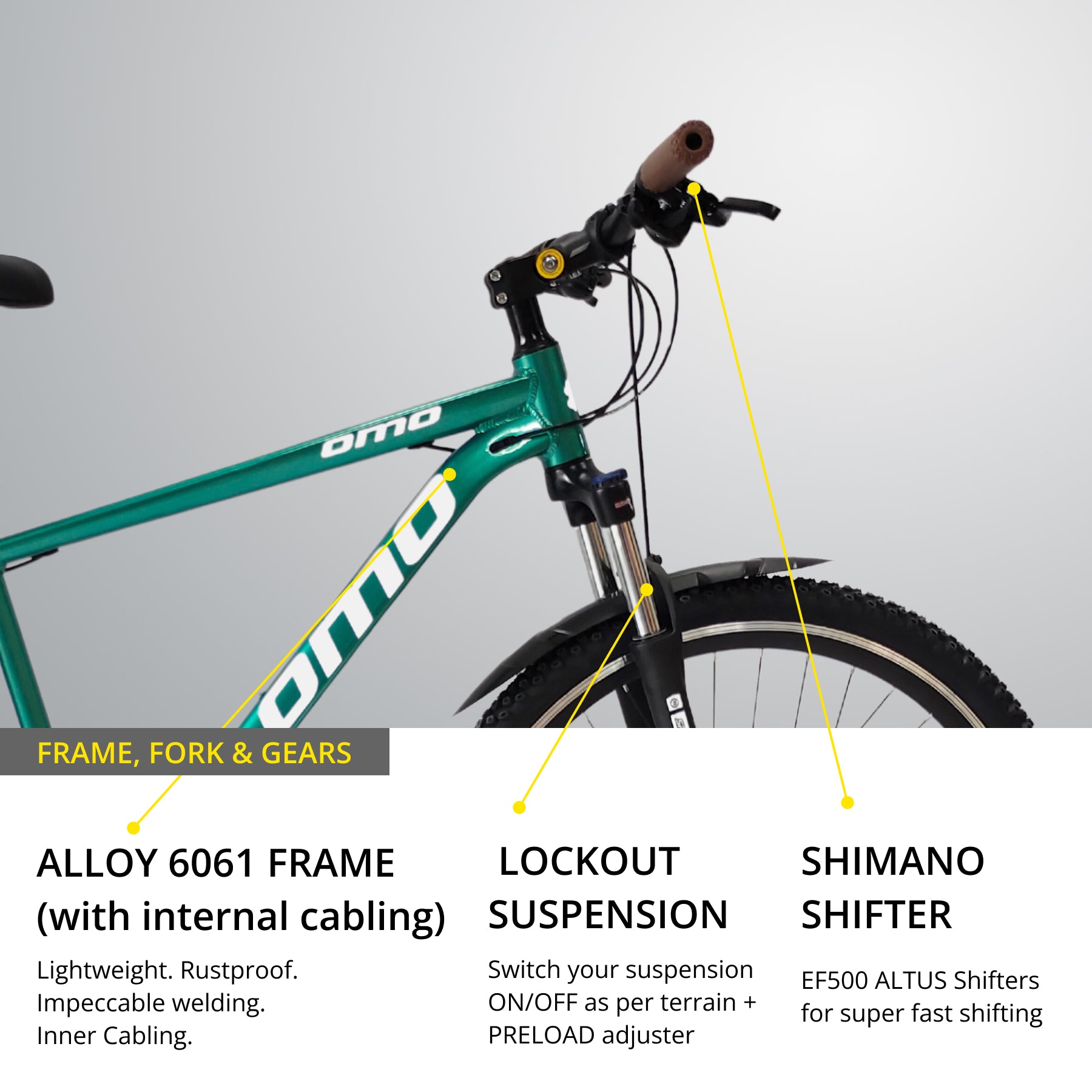 Mountain bike frameset hot sale