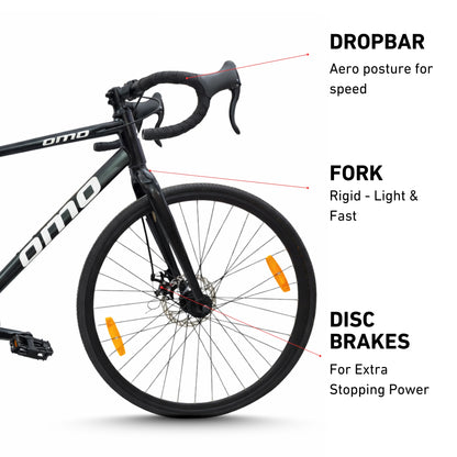 Black Hawk | Single Speed Road Bike