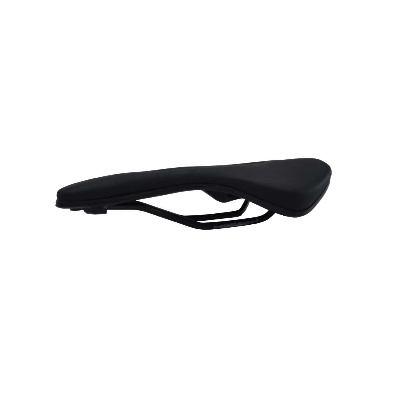 Bicycle narror saddle with hole spare part for mtb ,road bike and hybrid cycle by omobikes side view
