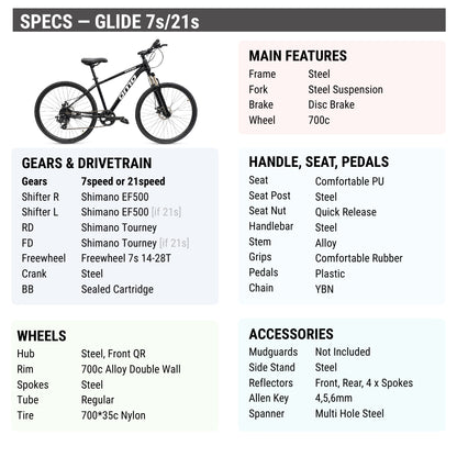 Glide [7/21 Gears Hybrid]