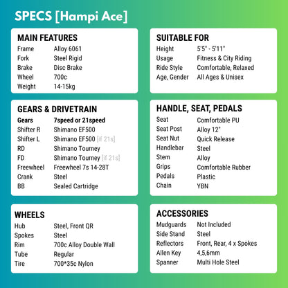 Hampi Ace [7/21 Gear Hybrid]