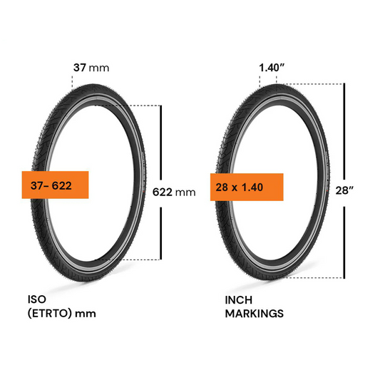 Hartex 700x37 Urban Ride Hybrid Bicycle Tire