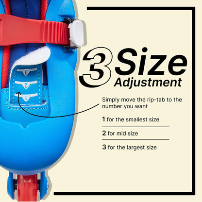 Decathlon Kids Skating Shoes Inline Play 3 Blue