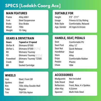 Coorg Ace [7/21 Gears Hybrid]