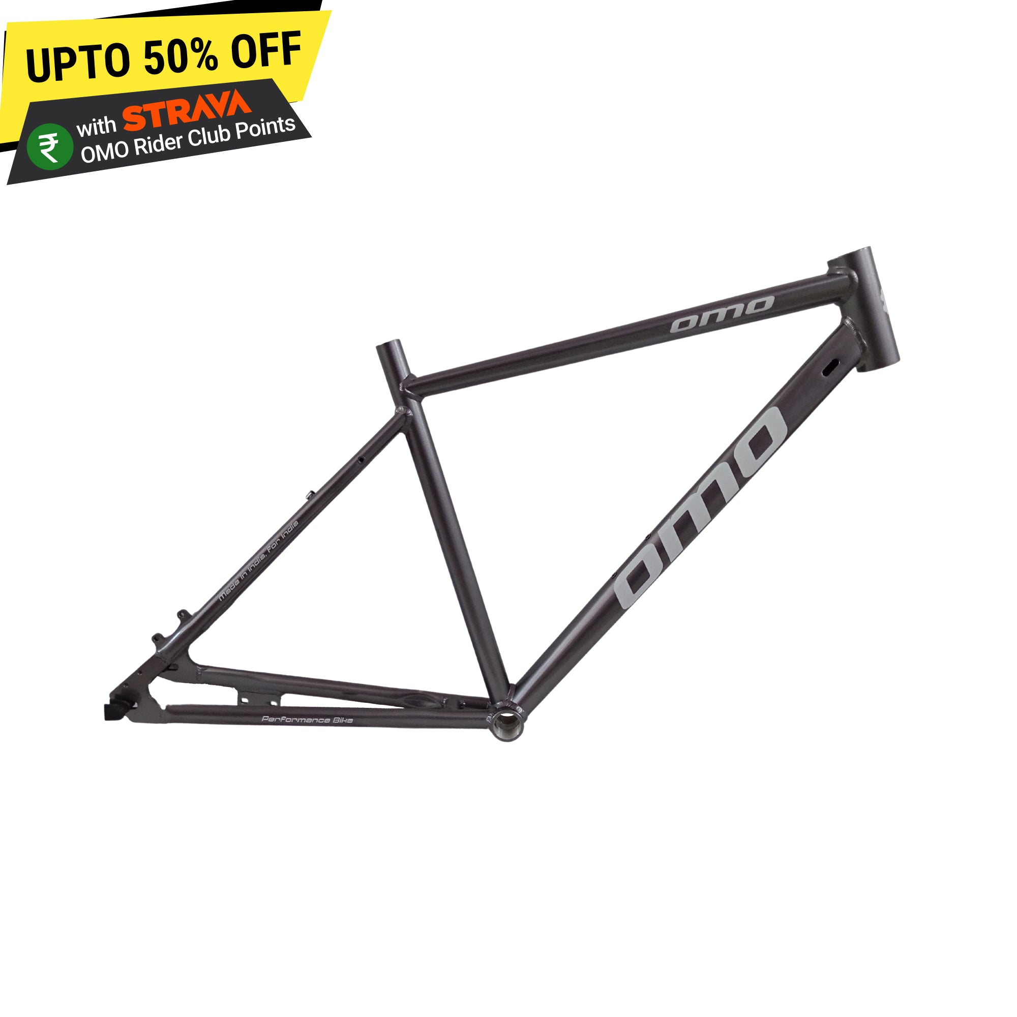 Steel or best sale alloy bike frame