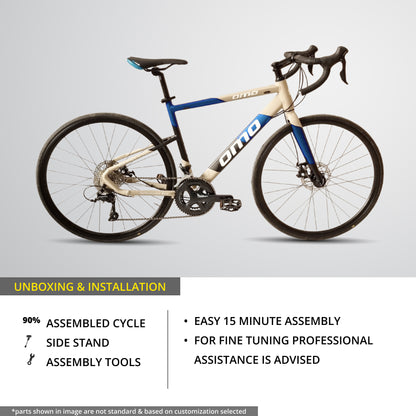 omobikes Munnar 2x9 sora shimano drive train road bike assembly instructions