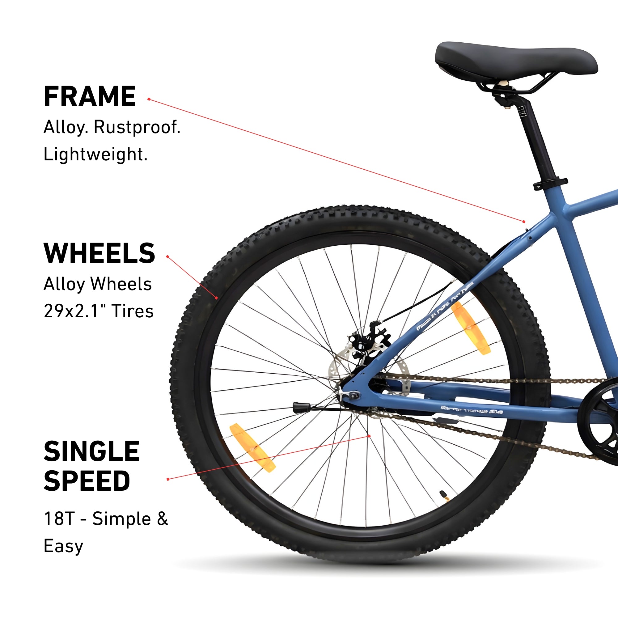 zaza coyote wheels 65mm 84a ダウンヒル フリーライド Zozila Lite, Single Speed MTB Alloy Frame 27.5T & 29T - Omobikes