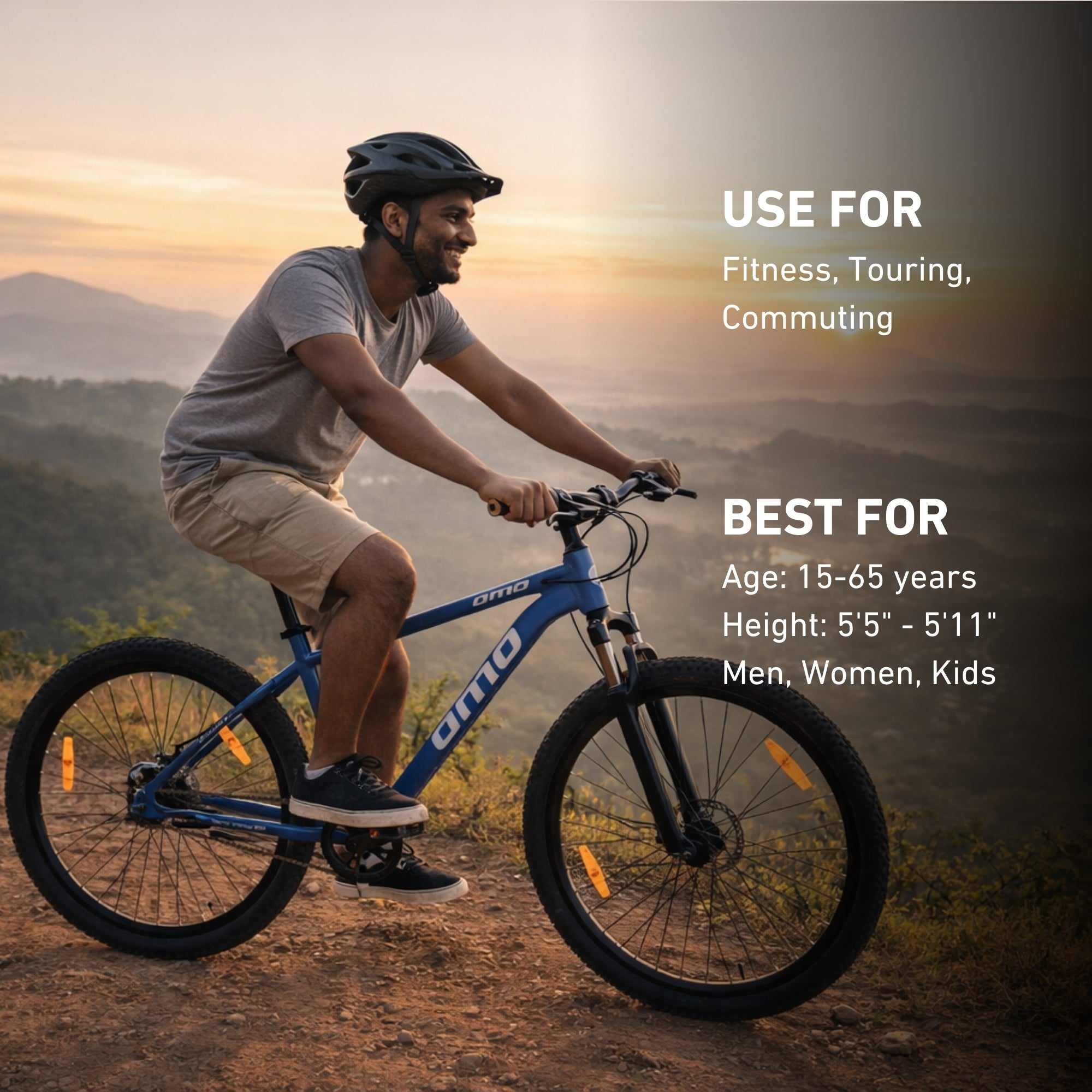 Zozila Lite, Single Speed MTB Alloy Frame 27.5T & 29T - Omobikes
