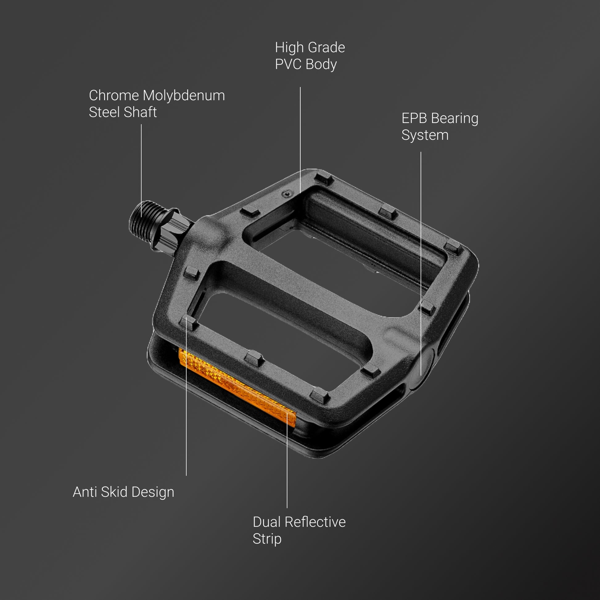vp 536 pedal Bicycle Premium Pedals VP Components VP-536 Nylon Pedals For Bicycle – OMOBIKES