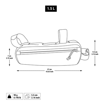 Decathlon Cycling Frame Bag ACTV100 | 1.5L