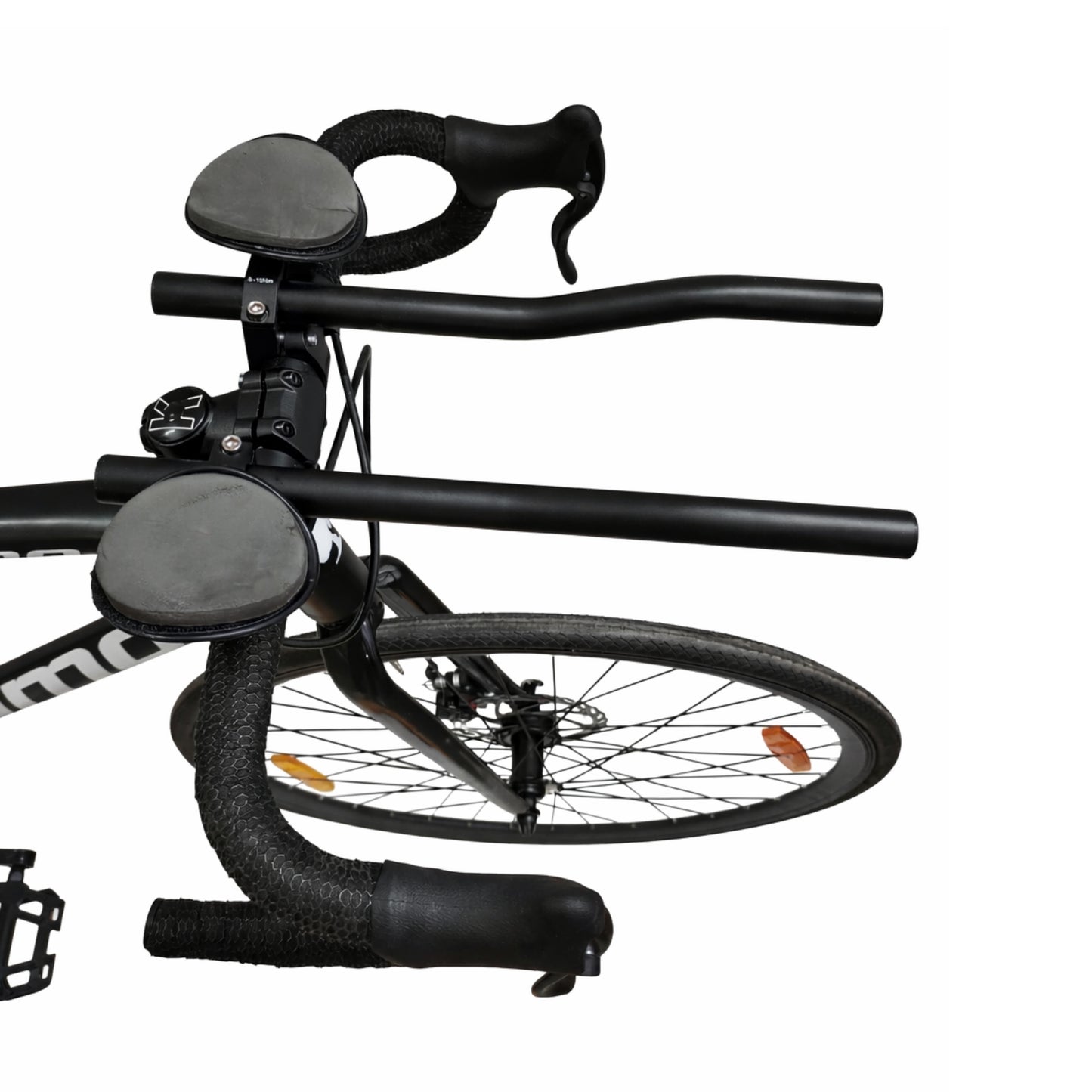 Triathlon Aero Handlebar Attachment with Armrests | Road Bike