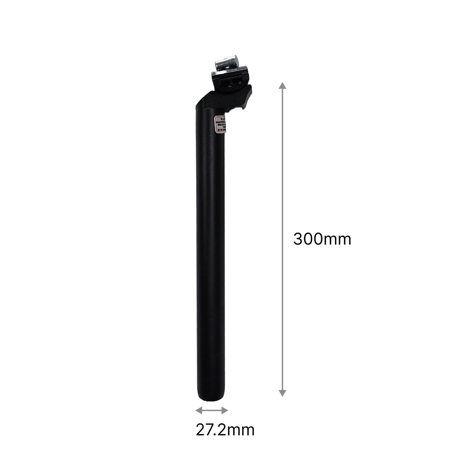 Bicycle seat post pipe for 27.2X300 mm length angel view by omobikes