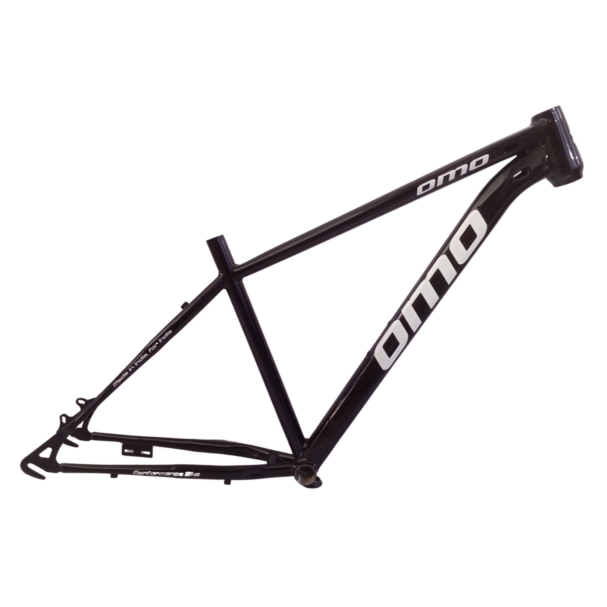 Bicycle Frame Hi Tensile Steel Multi Speed Gloss Black 17.5