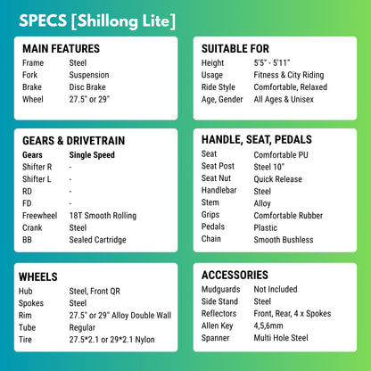 Shillong Lite [Single Speed MTB]