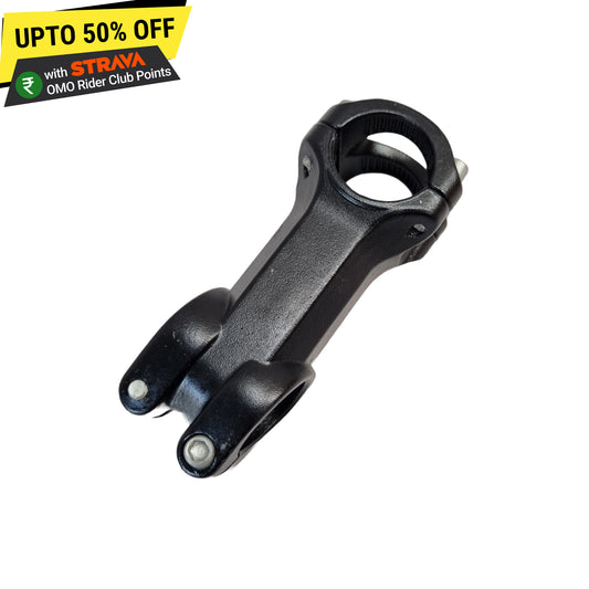 Bicycle alloy stem for threadless fork spare part side view by omobikes