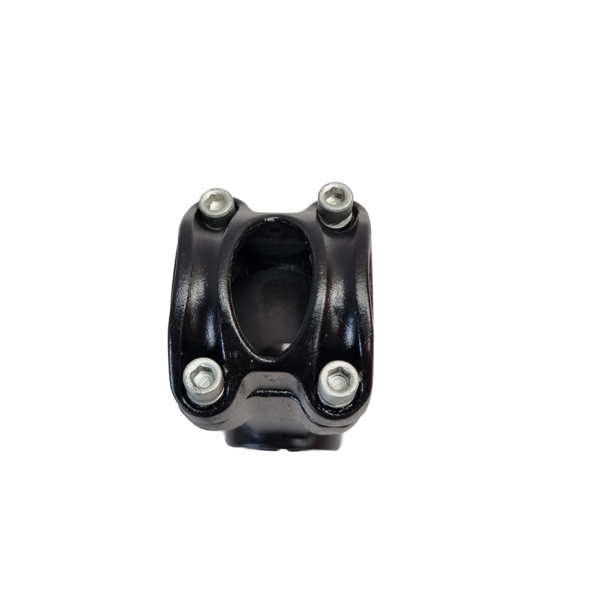 Bicycle alloy stem for threadless fork spare part front top view by omobikes