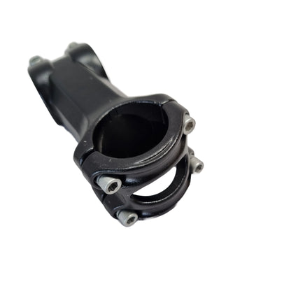 Bicycle alloy stem for threadless fork spare part front head view by omobikes