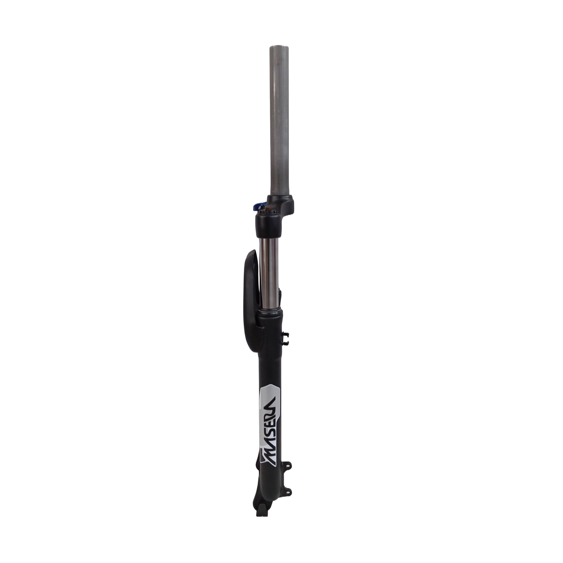 Bicycle Lockout Suspension Fork Zoom 389a (Masera) with 80 mm travel and mechanical lockout ,preload side view