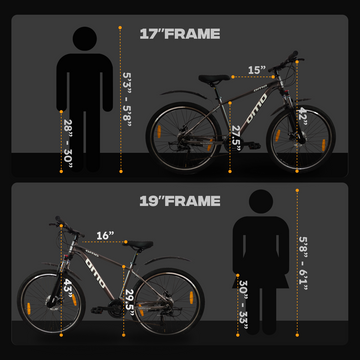 Mens bike height cafeful chart