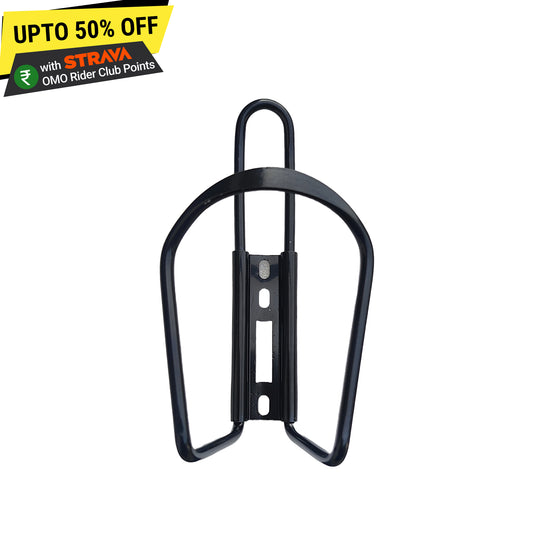 Bicycle bottle cage alloy bottle holder front view by omobikes