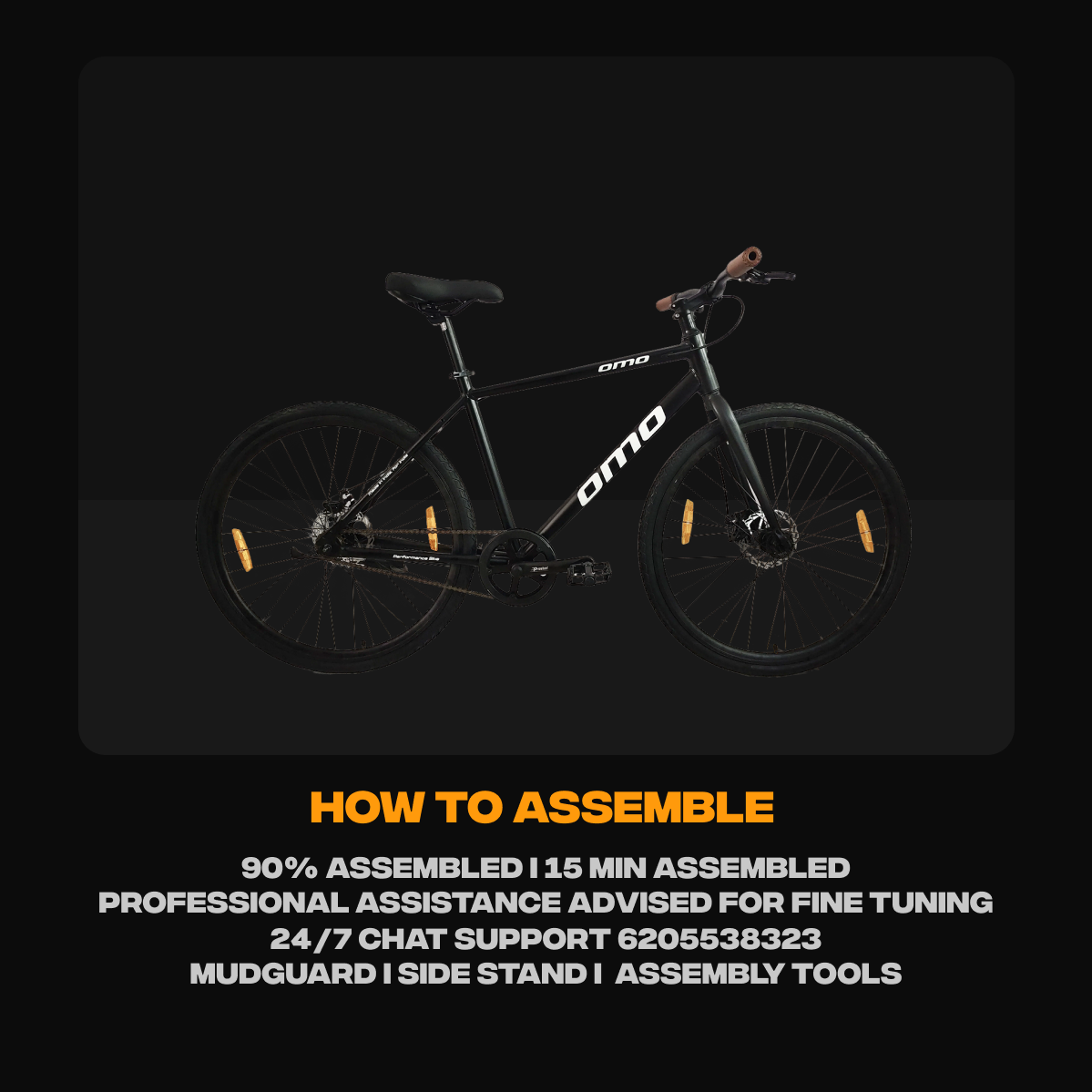 hampi lite how to assemble  by omobikes