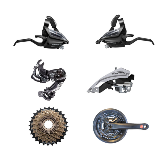 Shimano Gear Set — Single Speed to 21 Speed