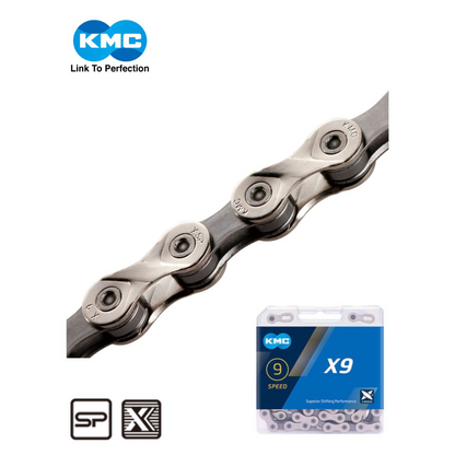 KMC X9 Bicycle Chain for 9, 18, 27 Speed