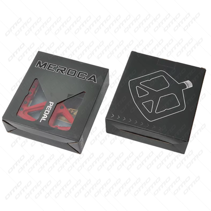 Meroca Nylon Wide Platform Bike Pedals | Non-Slip, Plain Bearing