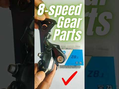 KMC Z8.1 Bicycle Chain for 8, 24 Gear (Grey )